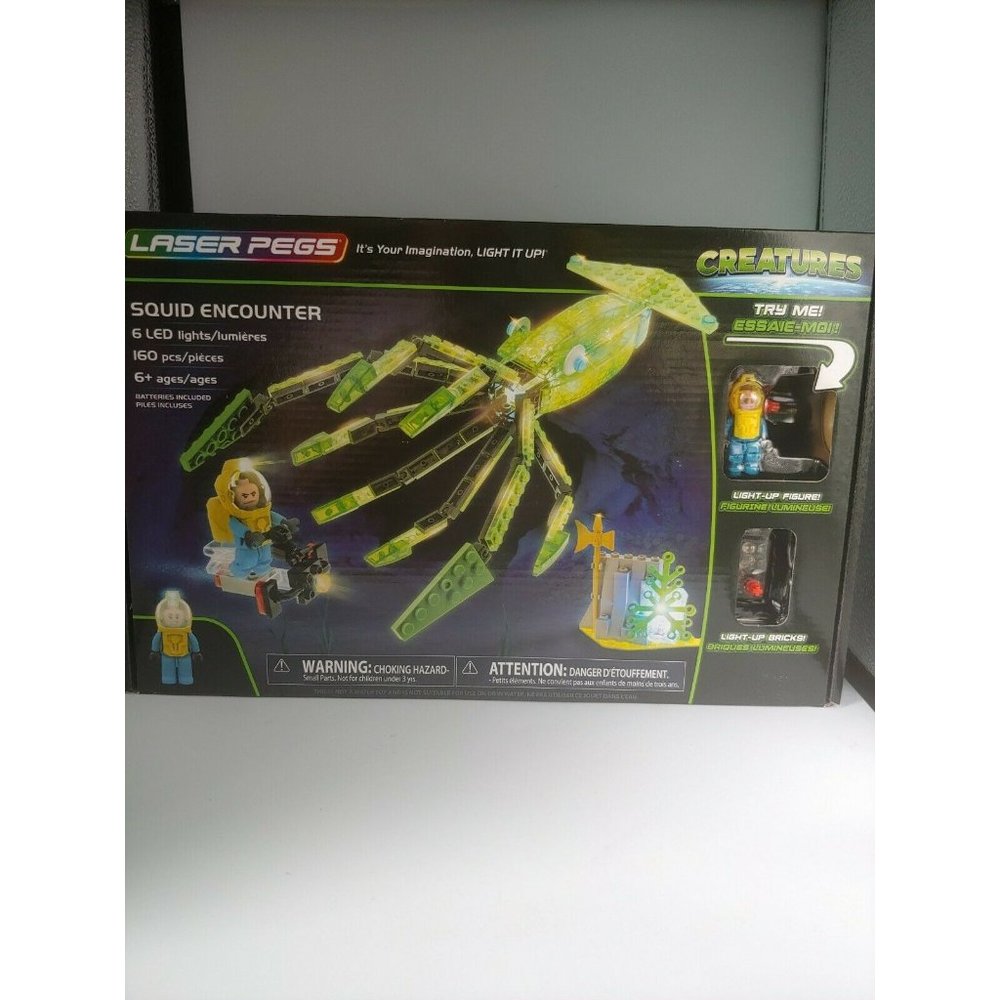 LASER PEGS CREATURES Squid Encounter 18401